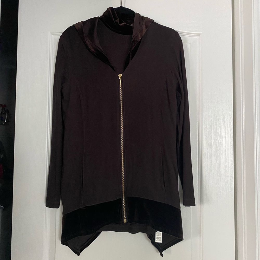NWT Chicos cowl neck top and hoodie